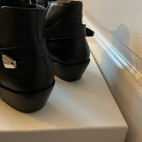 ANINE BING Bianca Leather Studded Ankle Boots - Picture 3 of 3